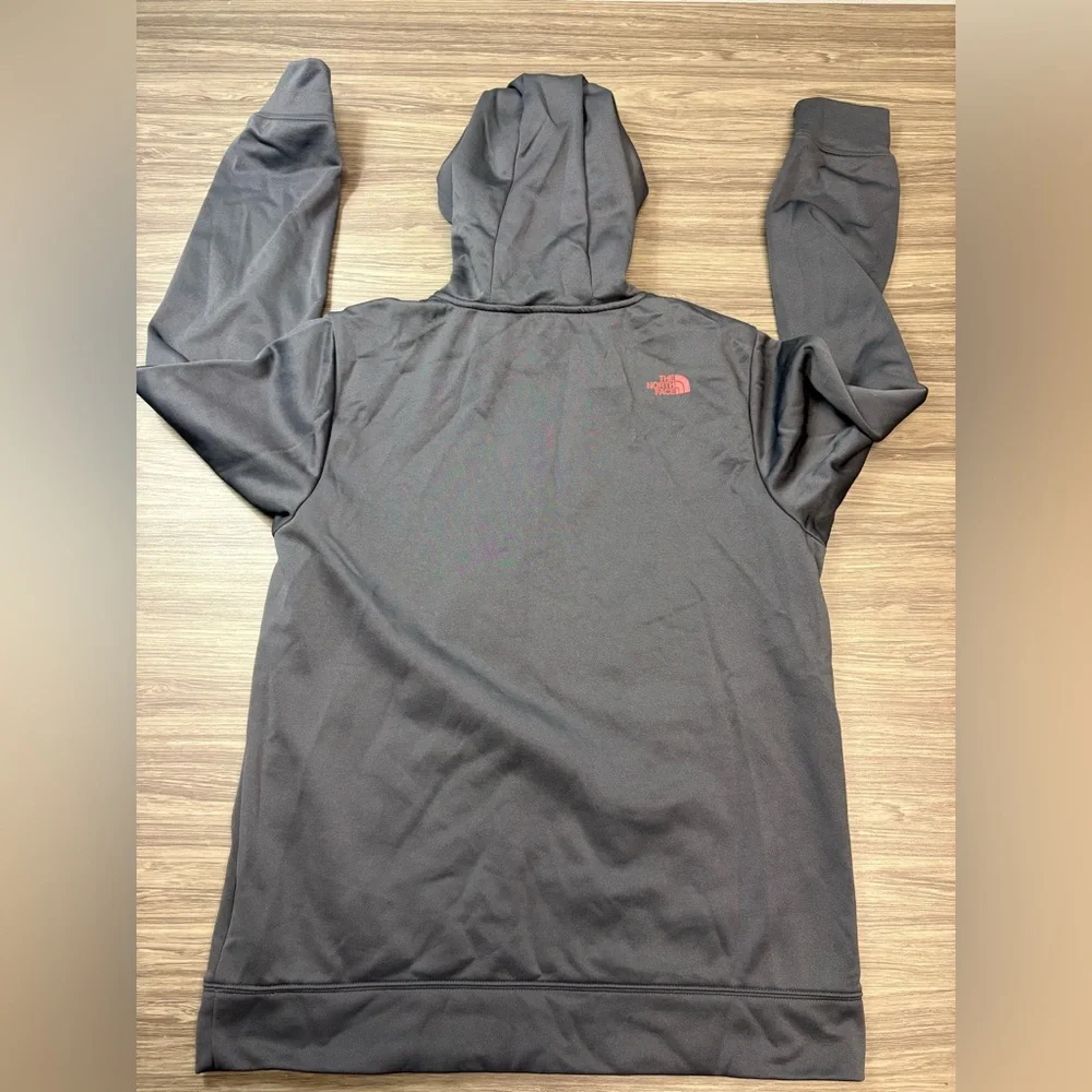Men’s North Face Gray and Red Hoodie Size Large